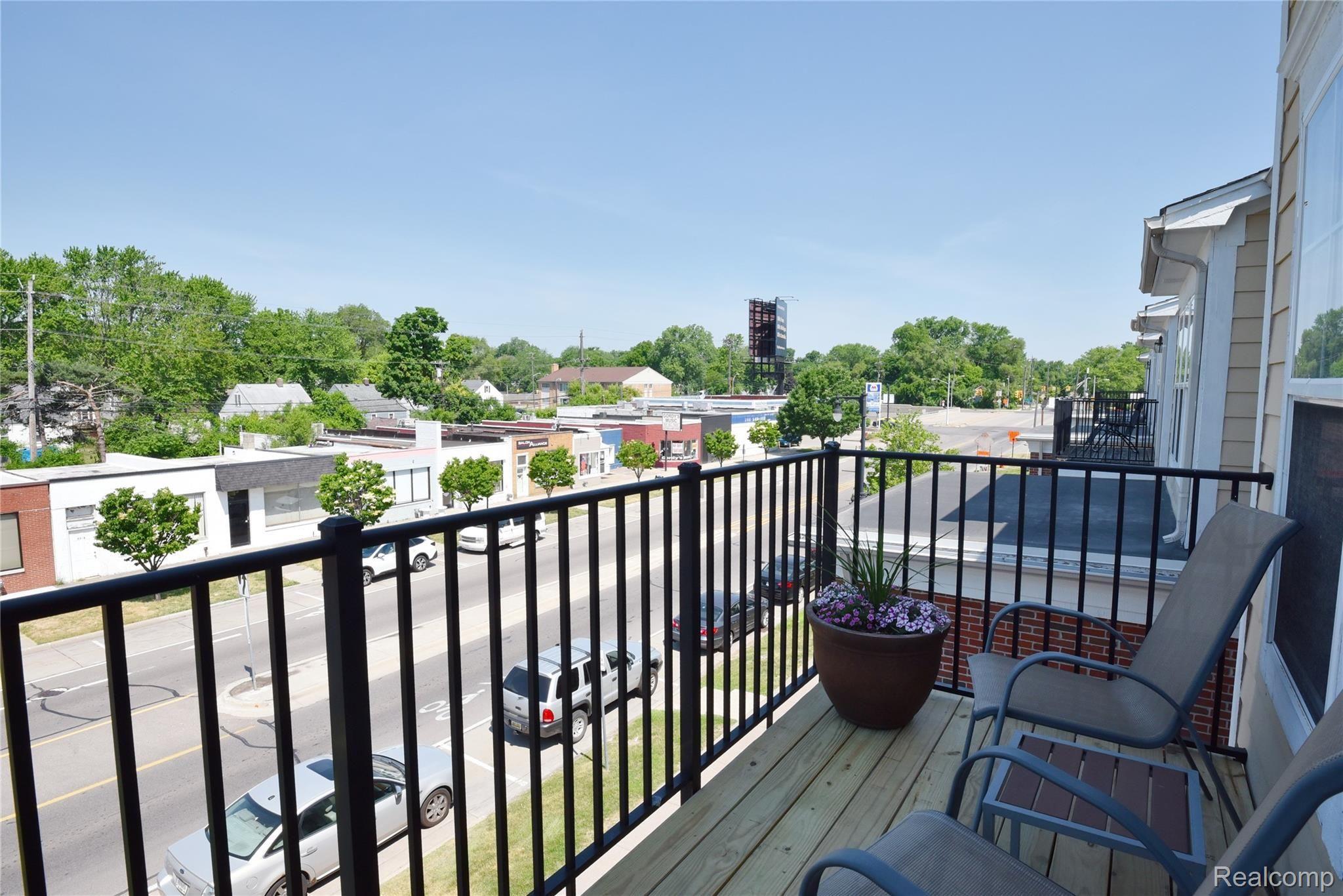 3296 Hilton Road, Unit 104 Ferndale, MI 48220 - Photo 17 of 19 BALCONY!