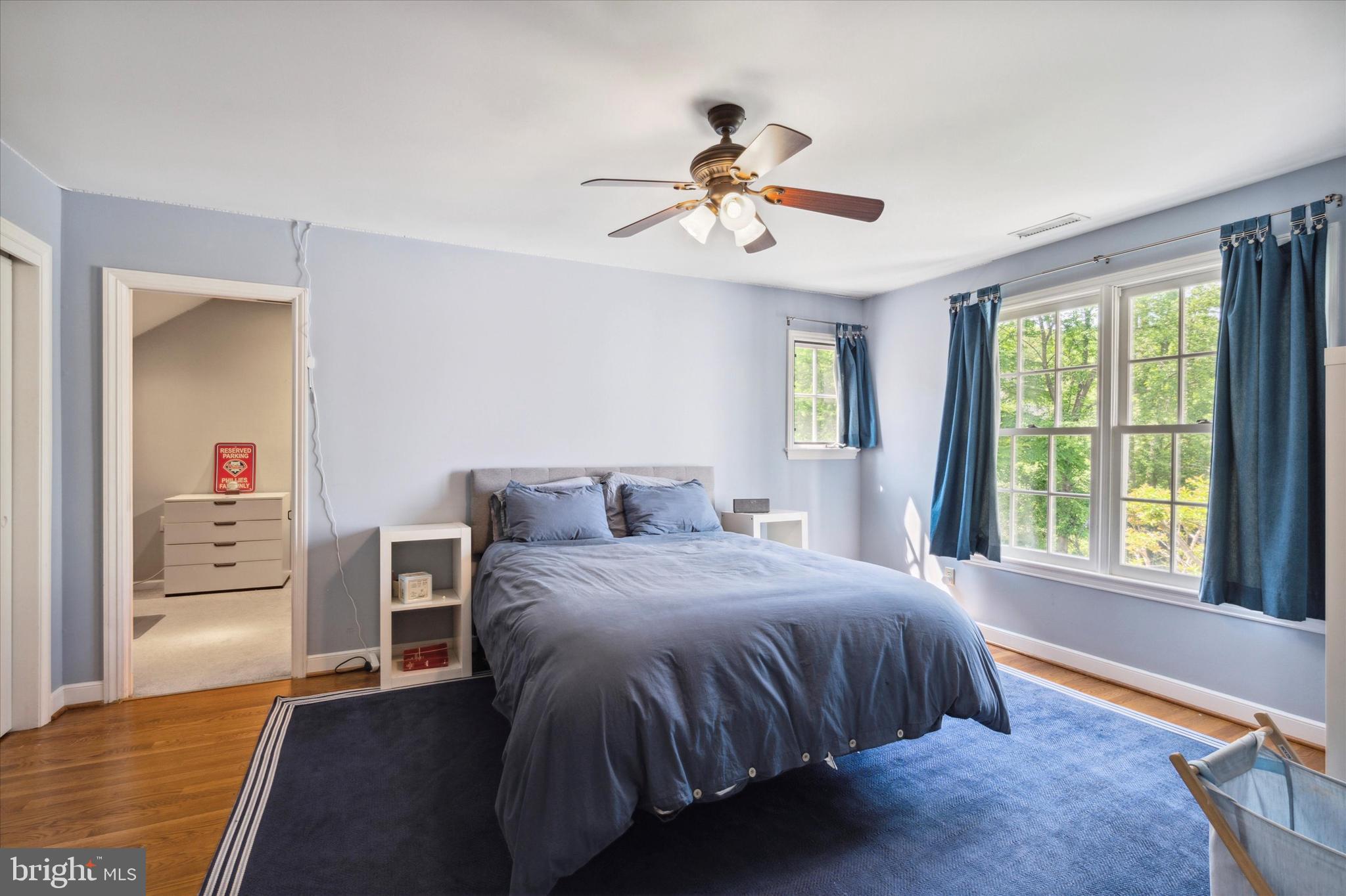 792 Avonwood Drive Wayne, PA 19087 - Photo 31 of 35 a bedroom with a bed and a chandelier