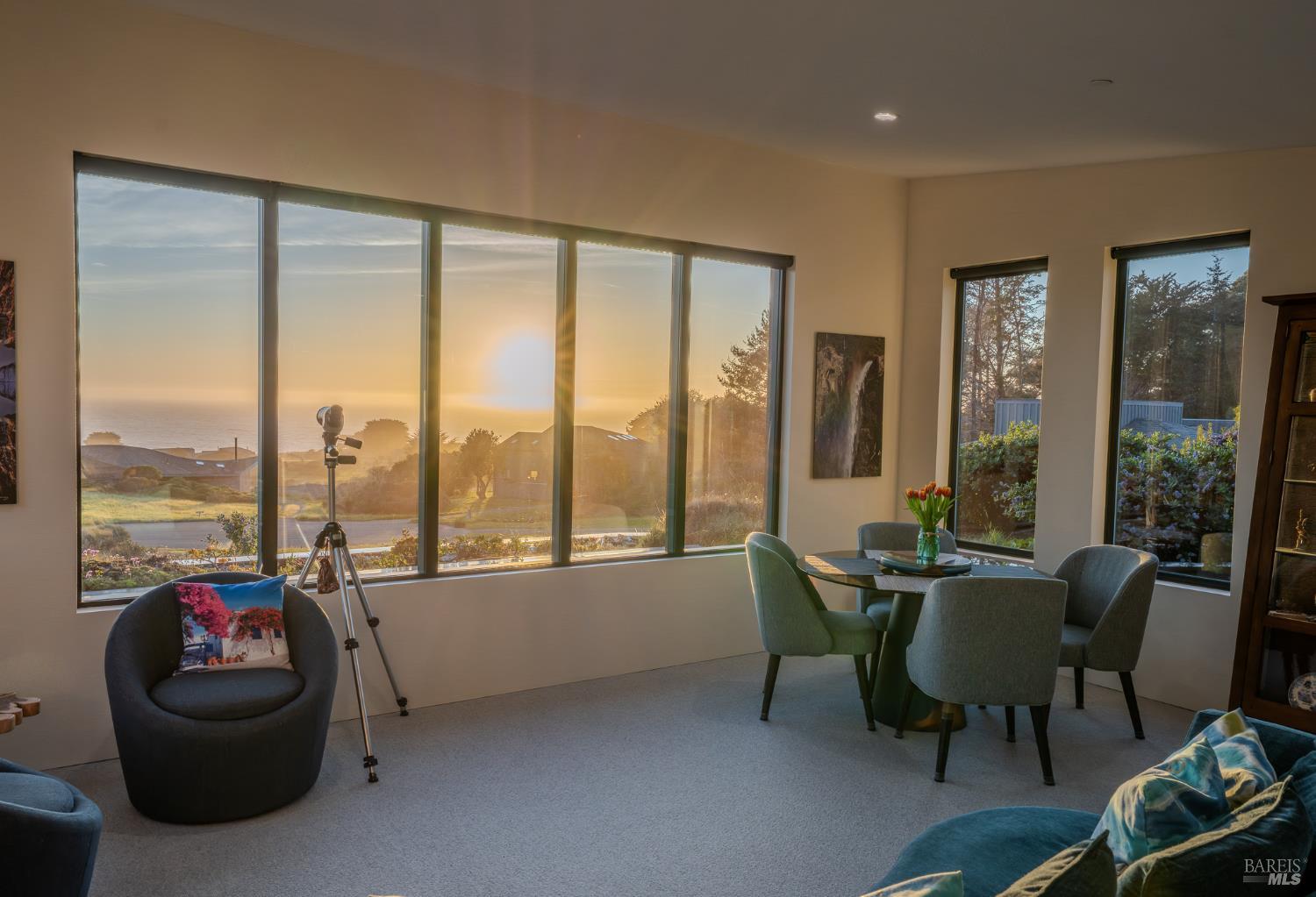 39074 Hedgegate Road The Sea Ranch, CA 95497 - Photo 24 of 38 Enjoy captivating sunsets from the open concept kitchen, living, and dining areas.