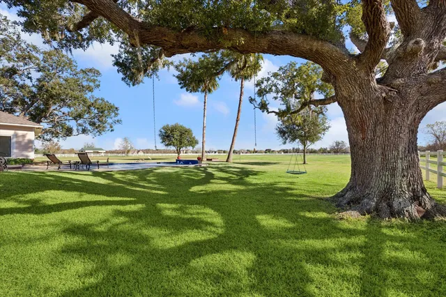 a view of a golf course