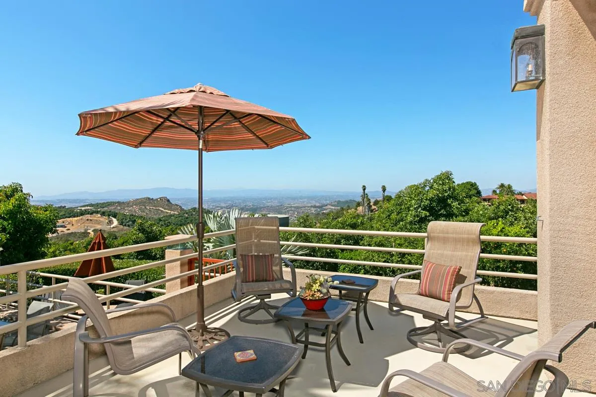 1629 Wild Acres Road Vista, CA 92084 - Photo 29 of 34 a view of a terrace with furniture