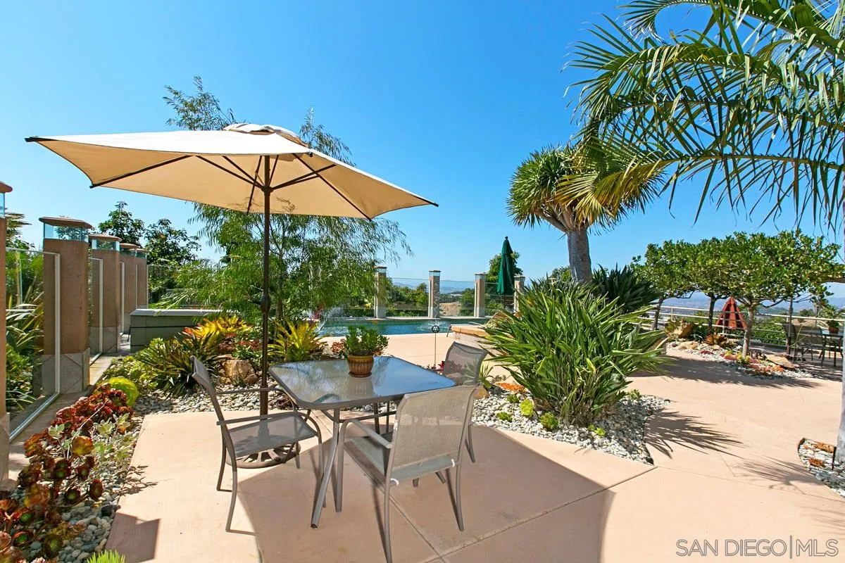 1629 Wild Acres Road Vista, CA 92084 - Photo 32 of 34 a view of an outdoor sitting area with furniture