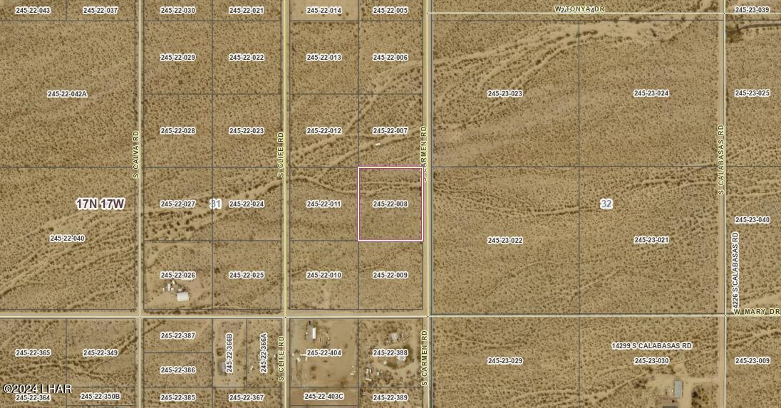 A7 South Carmen Road Yucca, AZ 86438 - Photo 24 of 26 Carmen map2
