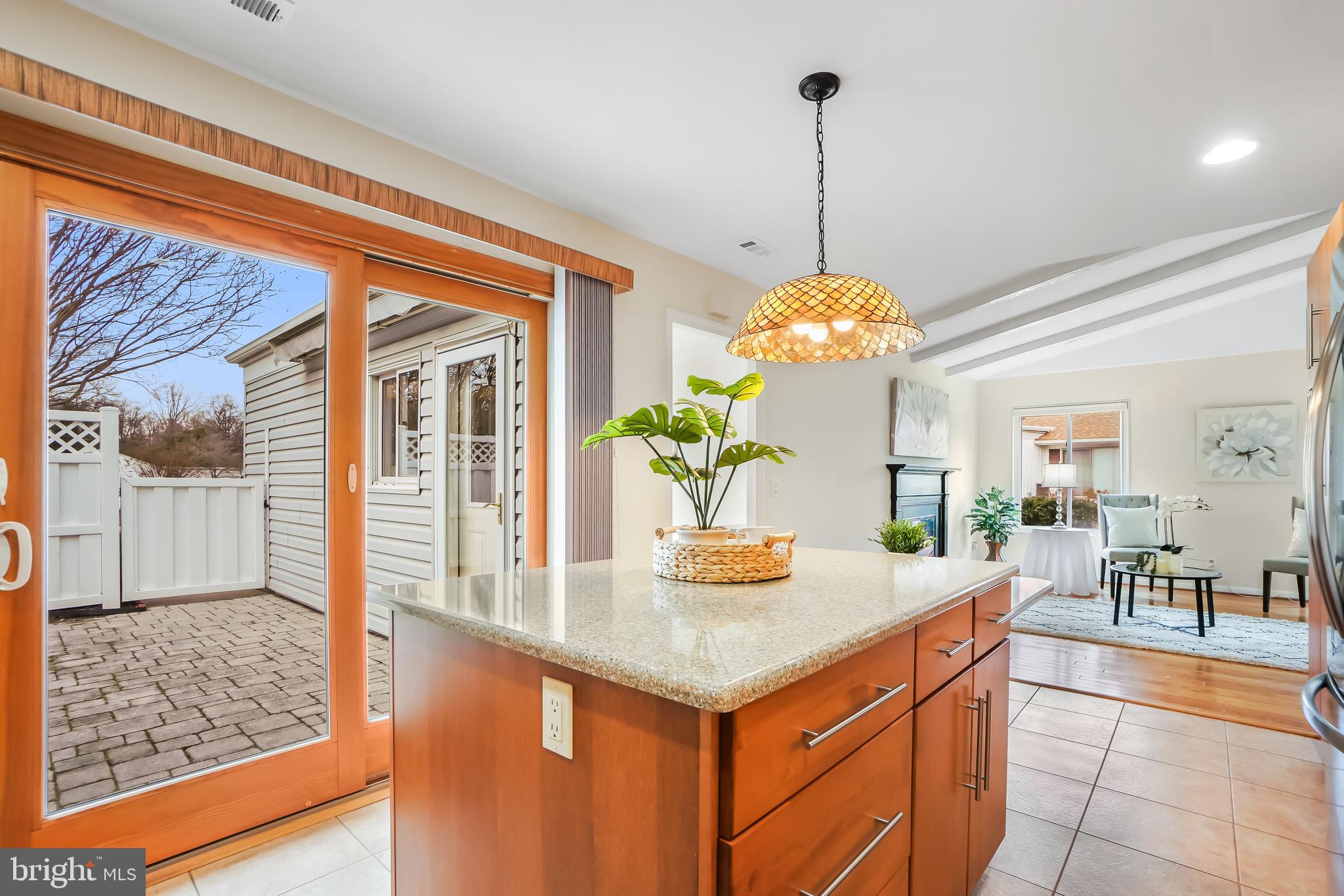 3506 Fiske Terrace, Unit 153A Silver Spring, MD 20906 - Photo 11 of 43 Kitchen has large two islands & access to patio