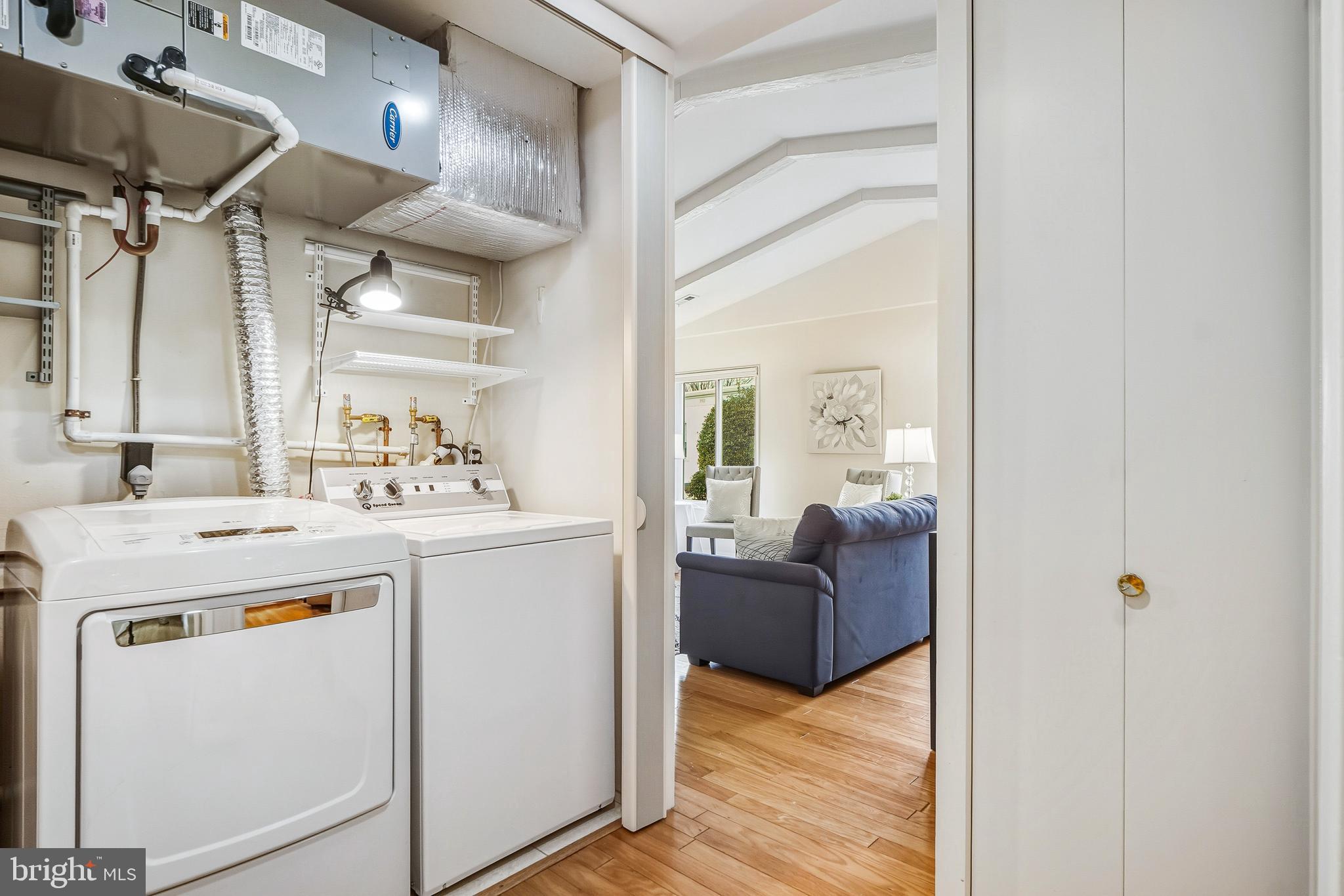 3506 Fiske Terrace, Unit 153A Silver Spring, MD 20906 - Photo 24 of 43 Washer and dryer in the home