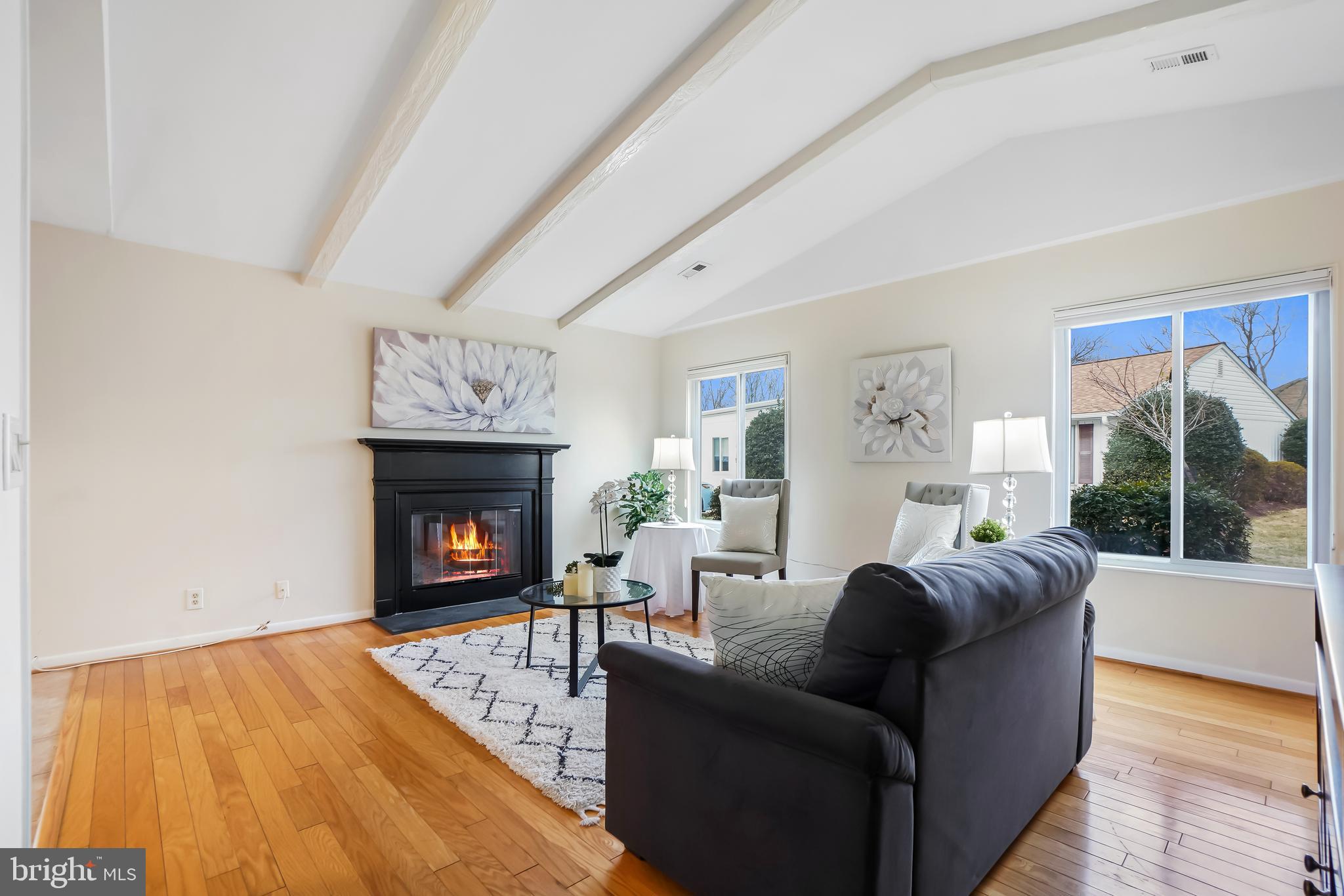 3506 Fiske Terrace, Unit 153A Silver Spring, MD 20906 - Photo 7 of 43 Cathedral ceiling in the living room