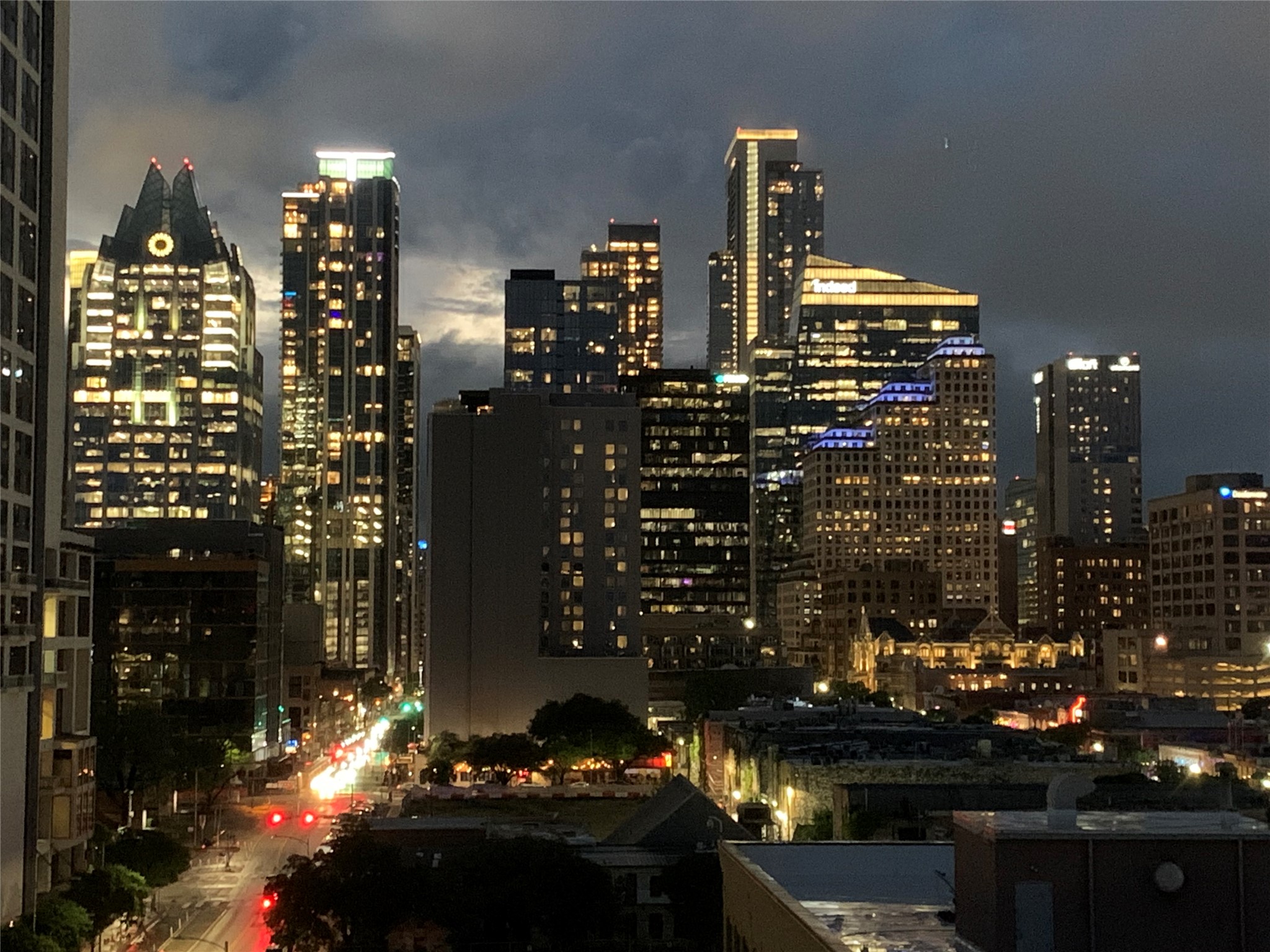 507 Sabine Street, Unit 704 Austin, TX 78701 - Photo 3 of 19 Downtown Austin at night.