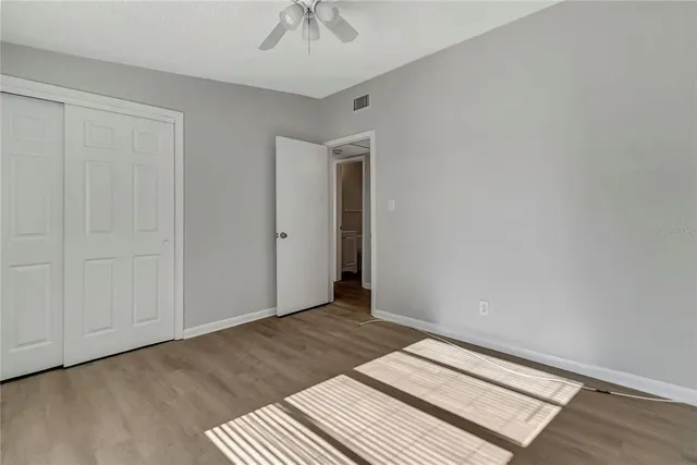 wooden floor in an empty room