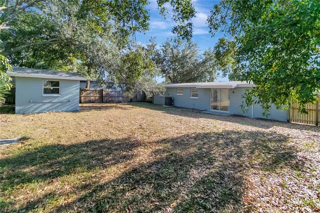 a house view with a outdoor space