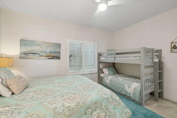 a view of a lake with a city