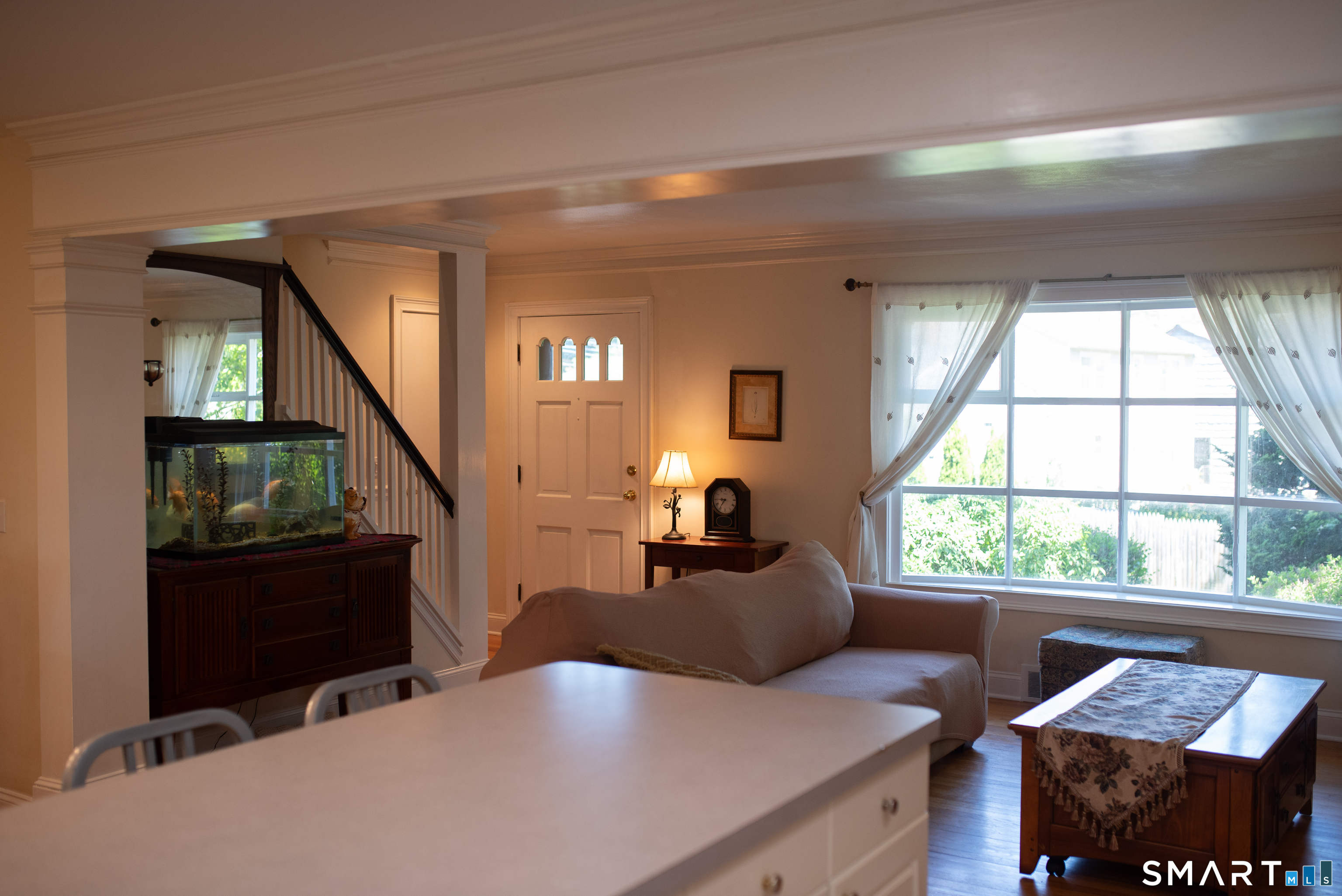 781 Tunxis Hill Road Fairfield, CT 06825 - Photo 9 of 20 Island view into the Living Room