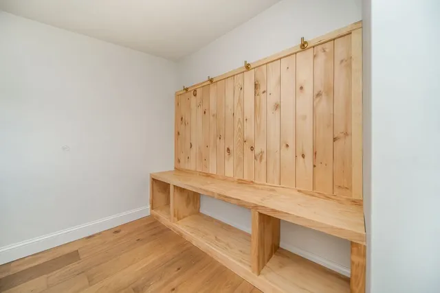 a view of outdoor space with wooden deck