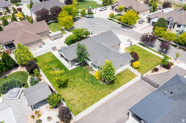 4077 Rons Court Riverton, UT 84096 - Photo 41 of 48 From above, you can truly appreciate the size, layout, and thoughtful design of this exceptional property. Offering both space and functionality, this is a place you'll be proud to call home.