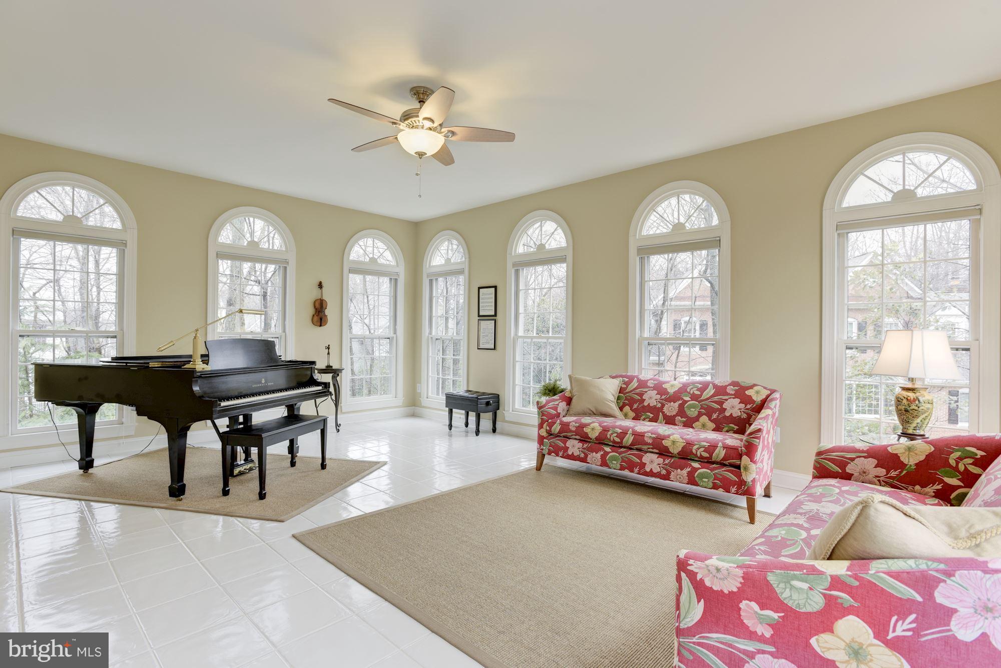 11403 Wild Bramble Way Reston, VA 20194 - Photo 5 of 27 Stunning Sunroom w/Large Floor to Ceiling Windows