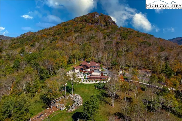 a view of a lake with a mountain in the background