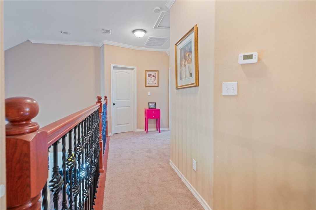 8226 Azimuth Court Corpus Christi, TX 78414 - Photo 18 of 32 a view of a hallway with staircase