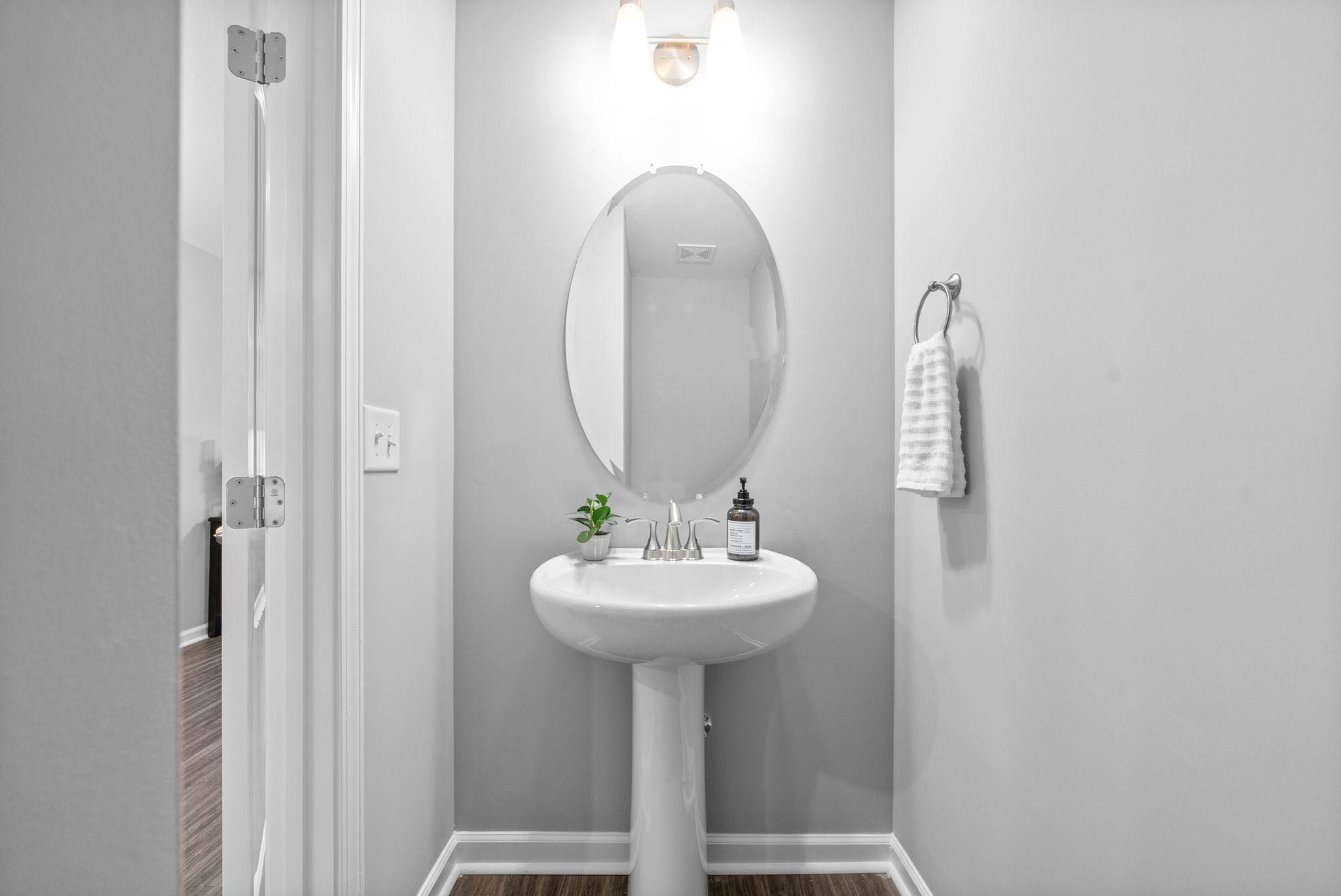 102 Davis Ridge Lane Clarksville, TN 37040 - Photo 14 of 27 a bathroom with a sink a mirror and a window