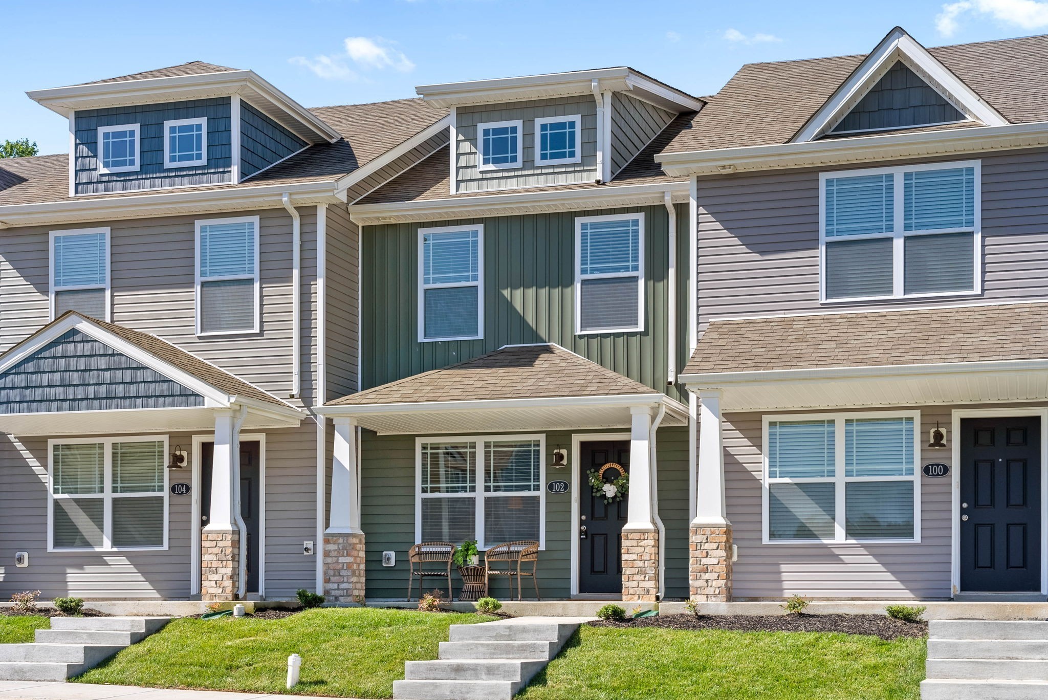 102 Davis Ridge Lane Clarksville, TN 37040 - Photo 26 of 27 front view of a brick house with a yard