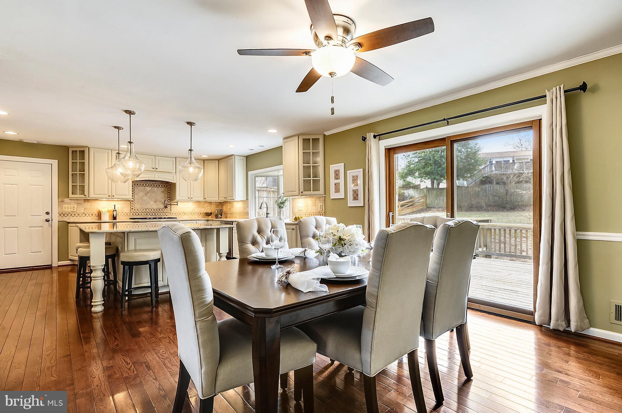 open concept  design in award winning kitchen reno