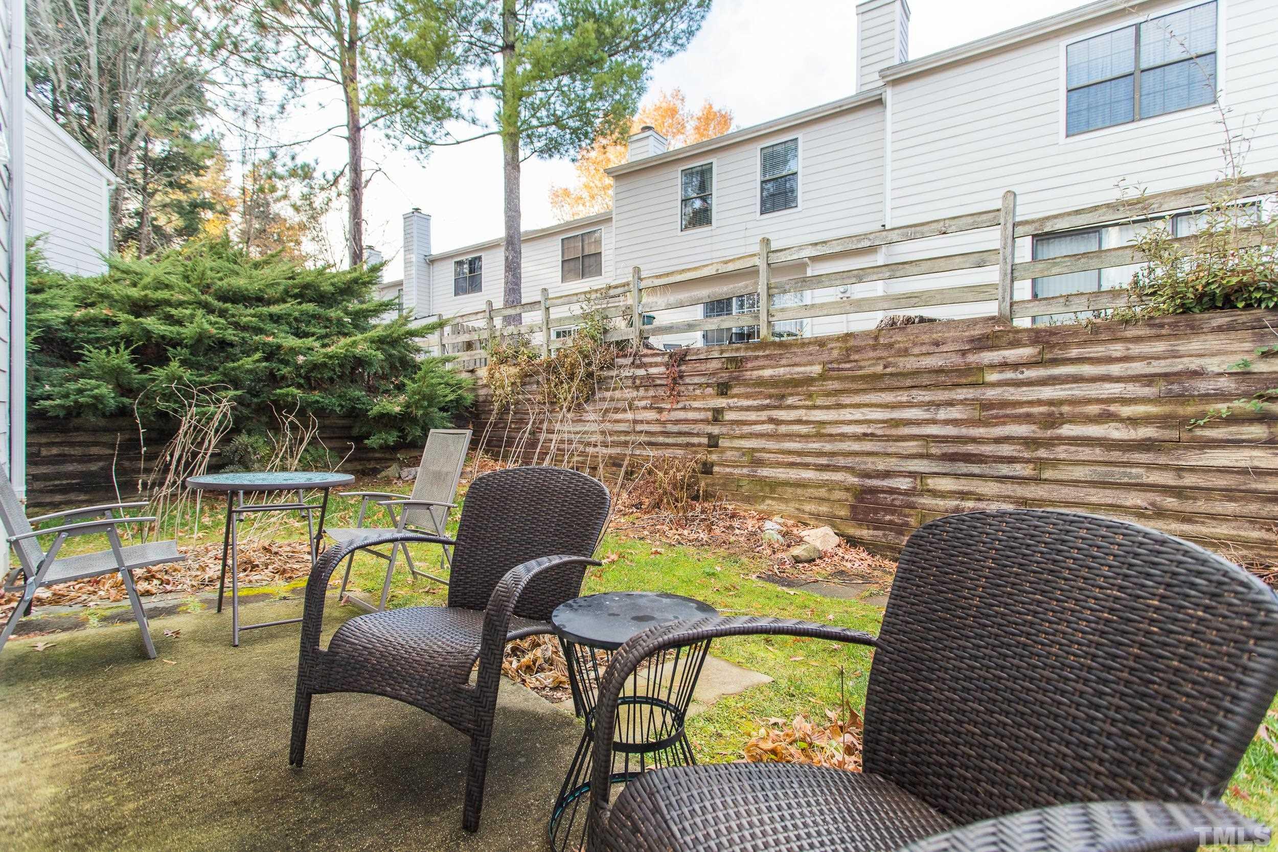 7808 Falcon Rest Circle Raleigh, NC 27615 - Photo 23 of 28 a view of a chairs and table in the balcony