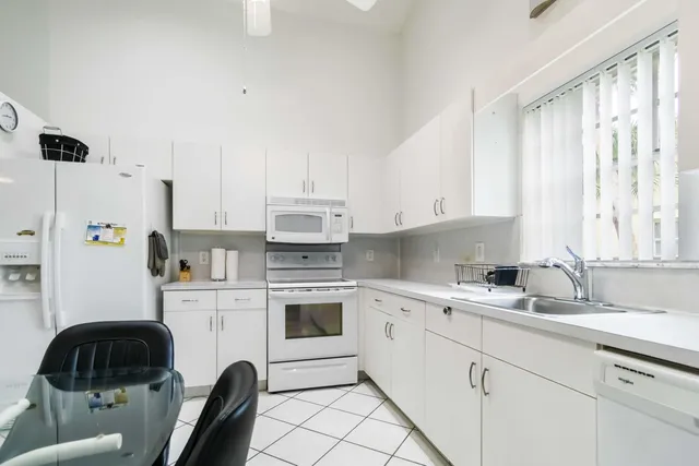 a view of an indoor swimming pool