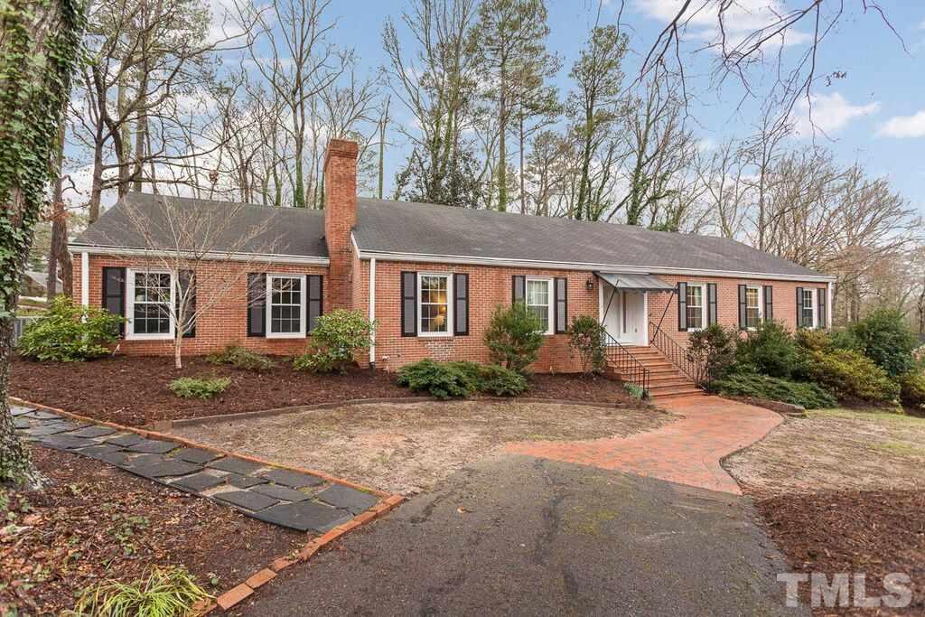 2903 Buckingham Road Durham, NC 27707 - Photo 1 of 15 a front view of a house with yard outdoor seating and barbeque oven