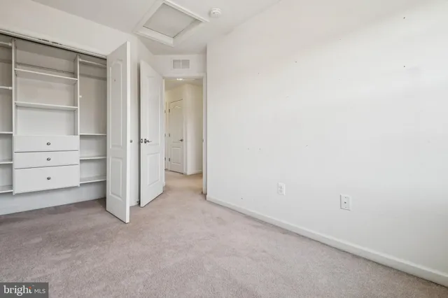 a view of an empty room