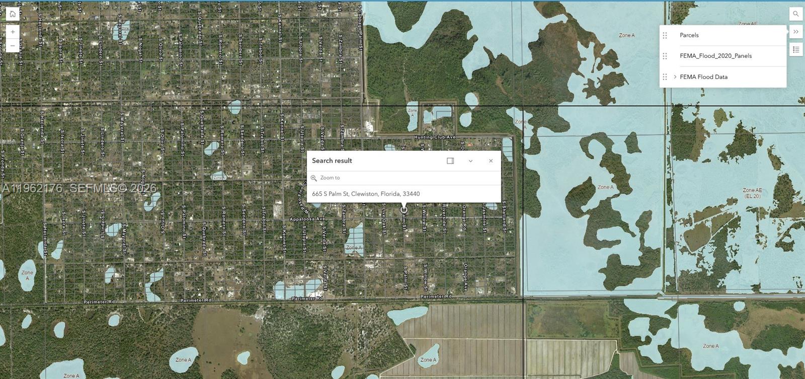 665 South Palm Street Clewiston, FL 33440 - Photo 31 of 33 Hendry Wetlands Map No Wetlands here