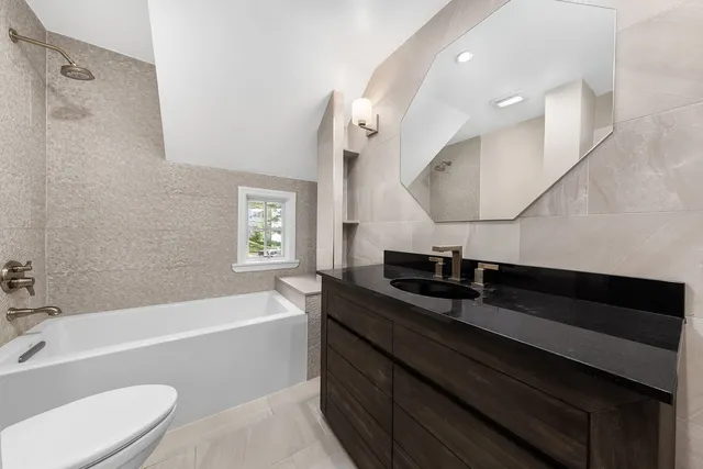 a view of out door space with seating area