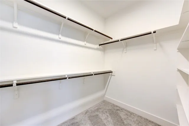 a view of walk in closet