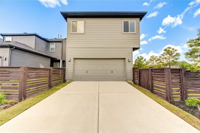 a house view with a backyard