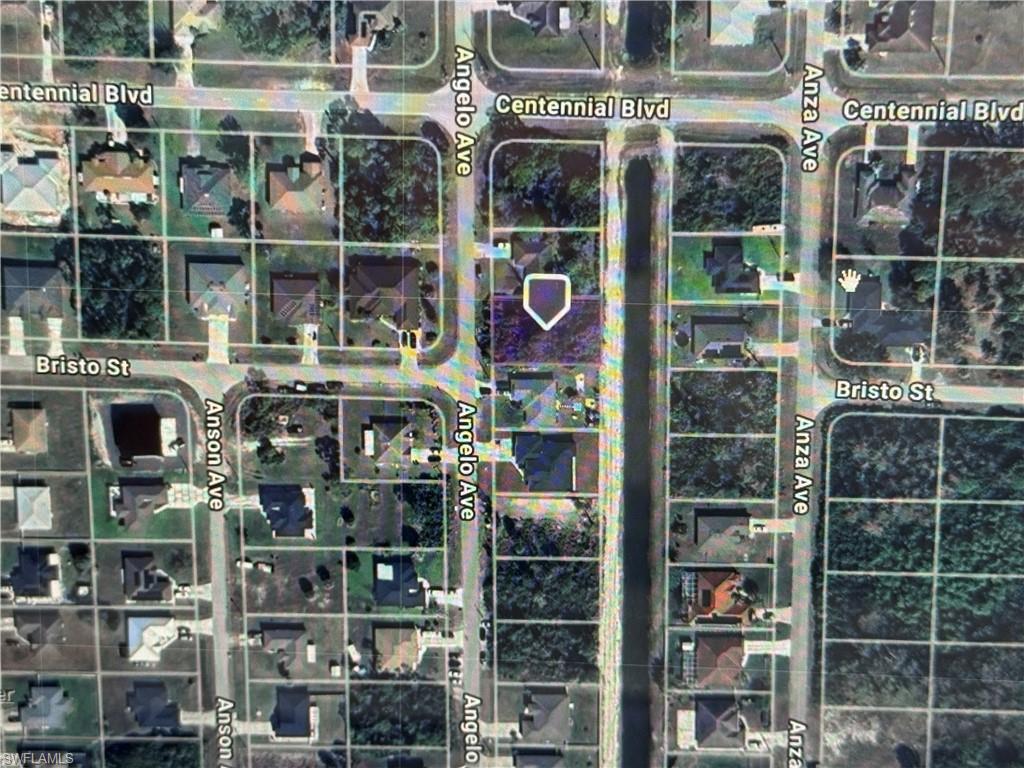 Map of property location featuring property boundaries highlighted