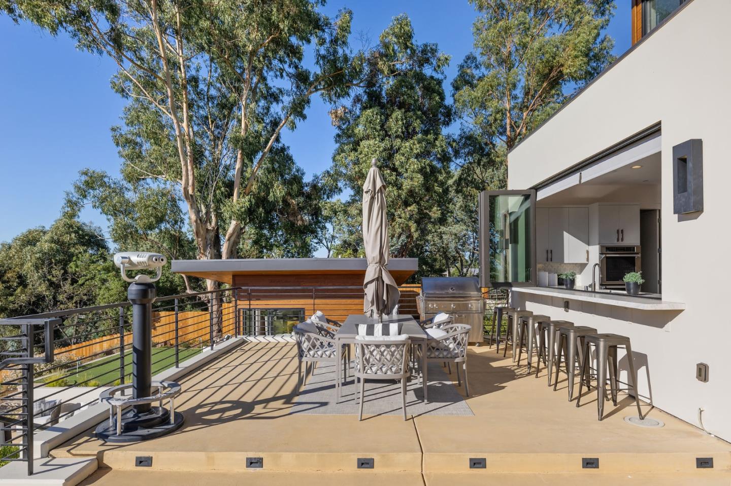 481 West Maple Way Woodside, CA 94062 - Photo 14 of 44 a view of balcony with furniture