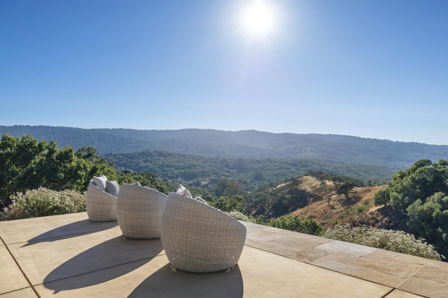 481 West Maple Way Woodside, CA 94062 - Photo 22 of 44 a view of a terrace with mountain view