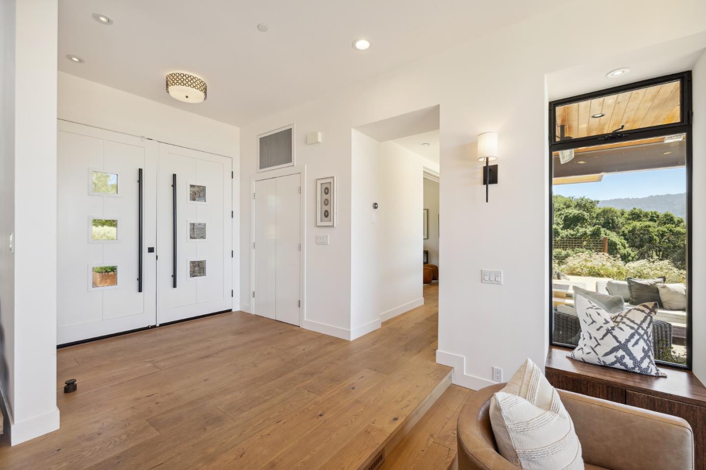481 West Maple Way Woodside, CA 94062 - Photo 24 of 44 a view of livingroom with furniture window and wooden floor