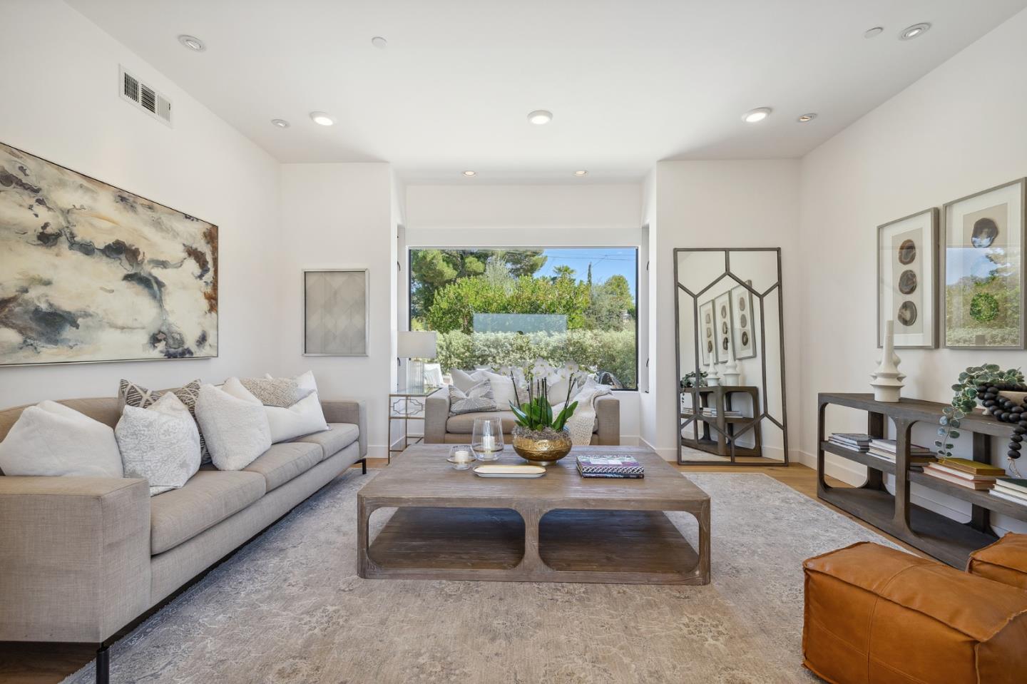 481 West Maple Way Woodside, CA 94062 - Photo 25 of 44 a living room with furniture and a large window