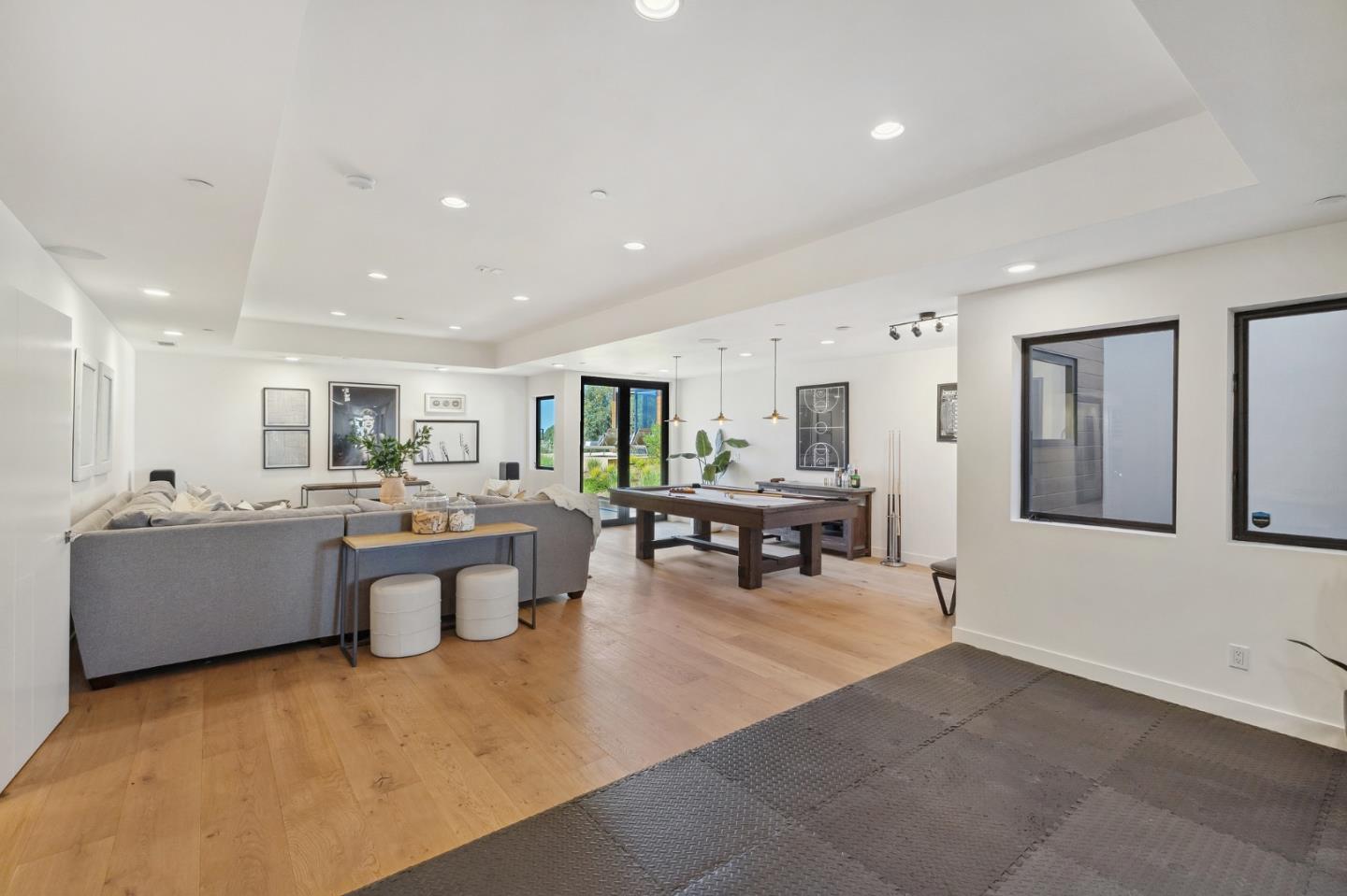481 West Maple Way Woodside, CA 94062 - Photo 36 of 44 a living room with furniture and view of kitchen