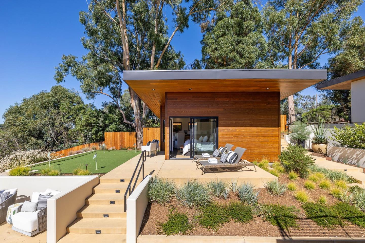 481 West Maple Way Woodside, CA 94062 - Photo 38 of 44 swimming pool view with a seating space