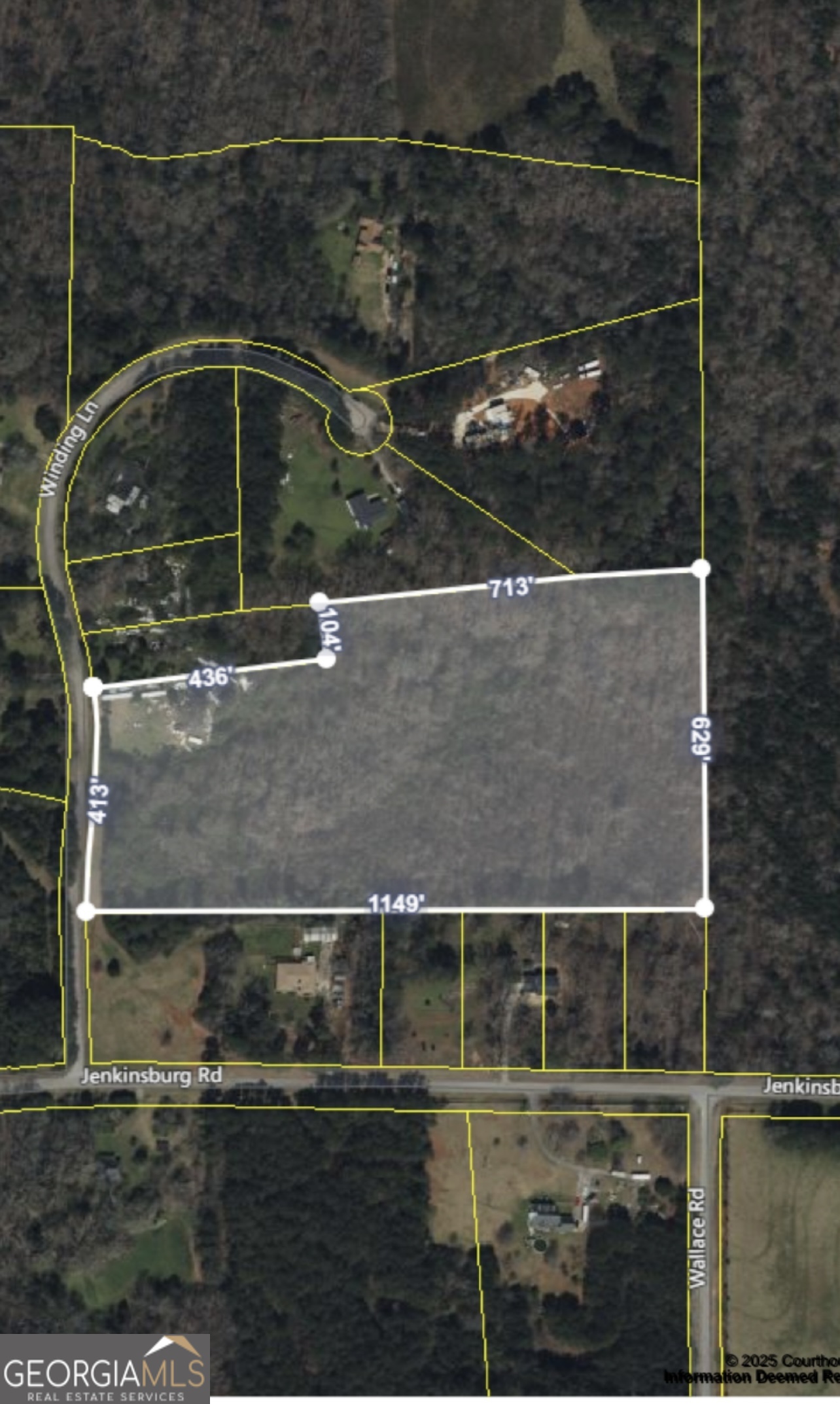 50 Winding Lane Locust Grove, GA 30248 - Photo 15 of 18 a black and white photo of a house