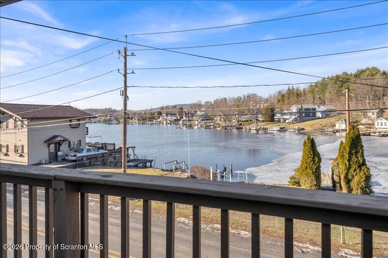 1228 Lake Road Factoryville, PA 18419 - Photo 32 of 43 a view of a lake from a balcony