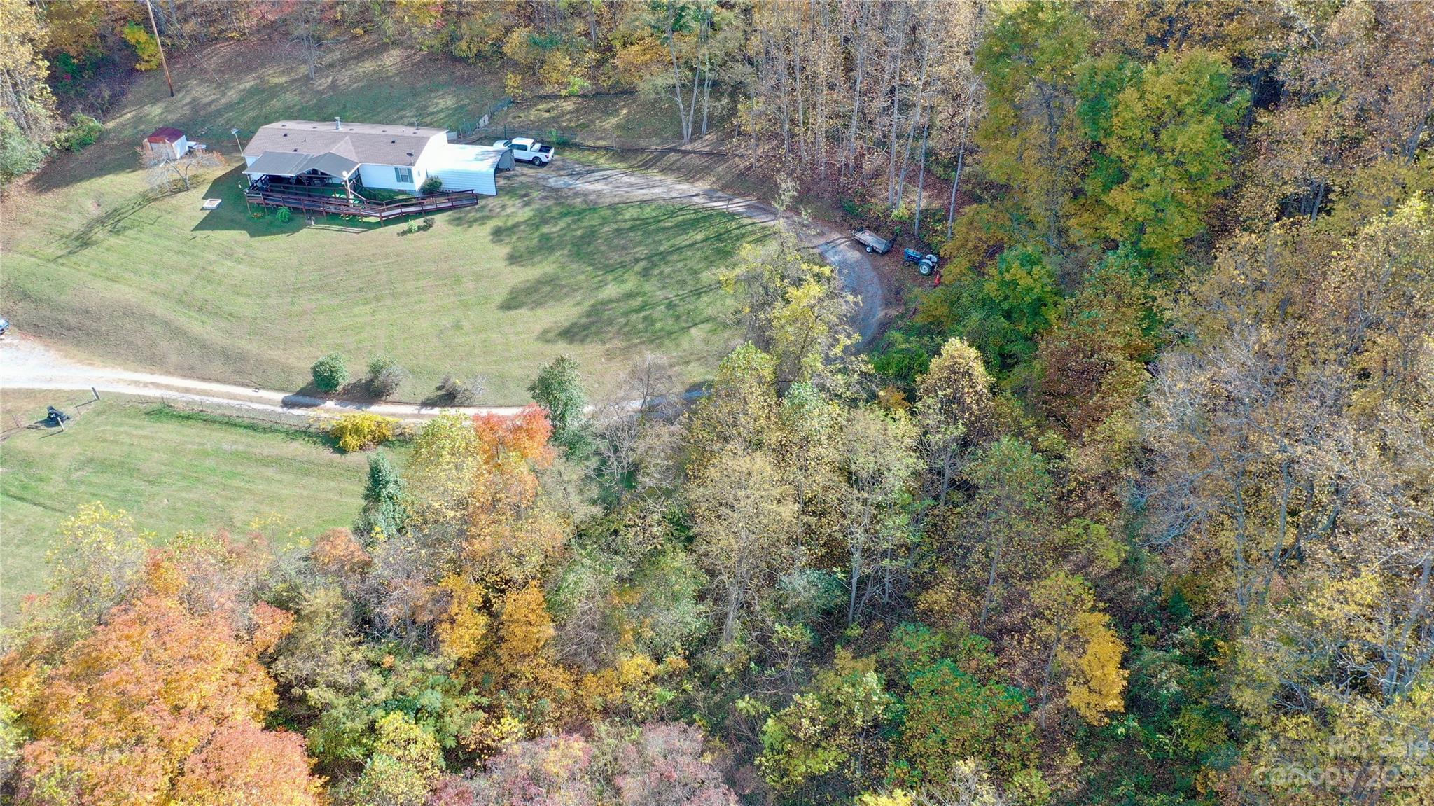 170 Painter Street Sylva, NC 28779 - Photo 44 of 48 a aerial view of a house with a yard