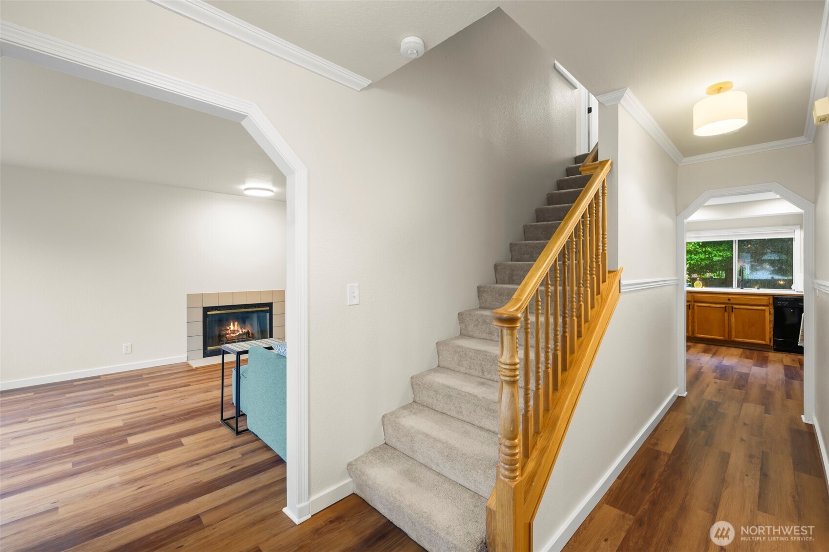 5615 114th Street Southwest Mukilteo, WA 98275 - Photo 18 of 38 a view of entryway and hall with wooden floor
