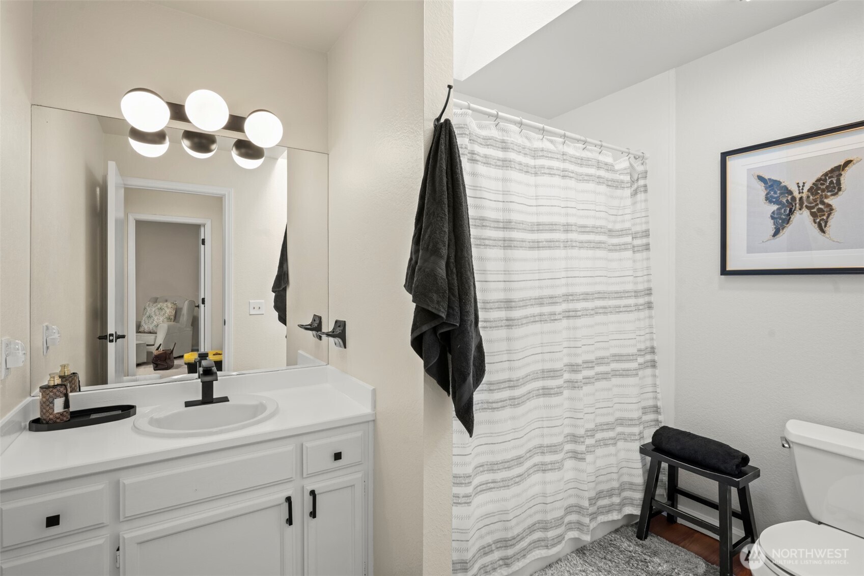 5615 114th Street Southwest Mukilteo, WA 98275 - Photo 26 of 38 a bathroom with a sink vanity granite and toilet