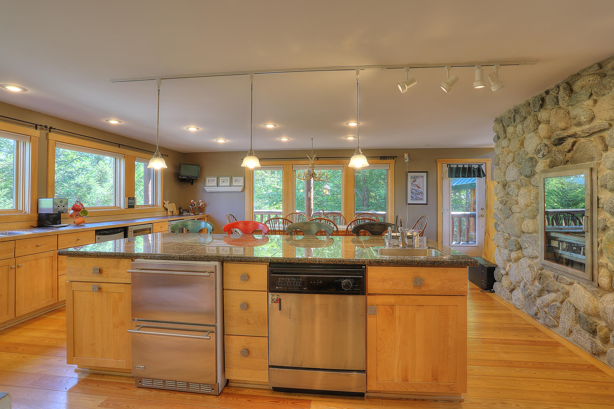 2783 Adams Mountain Road Kingfield, ME 04947 - Photo 12 of 73 11 AMR 2783 KITCHEN ISLAND 3