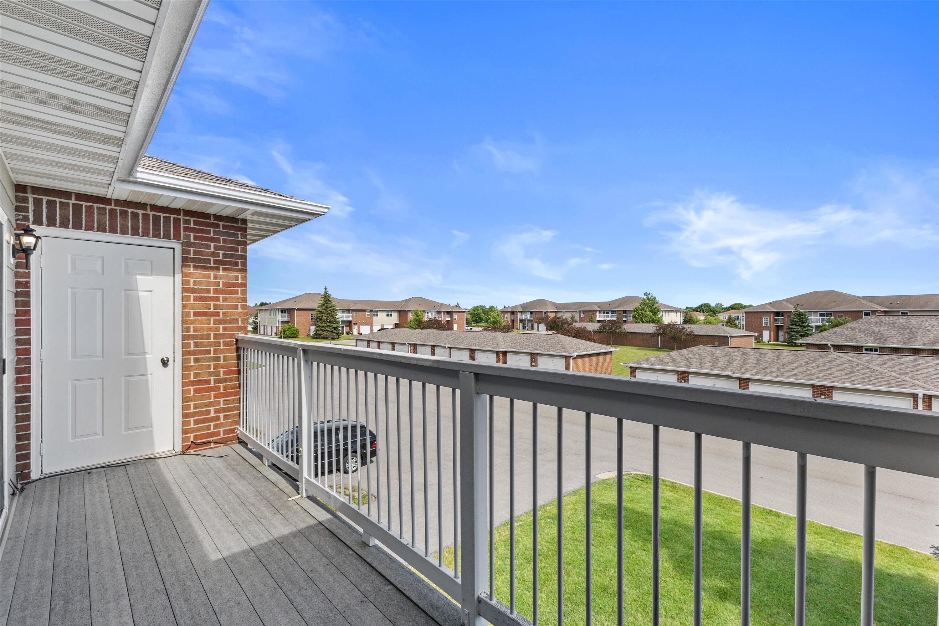 6746 100th Place, Unit E Pleasant Prairie, WI 53158 - Photo 18 of 21 Balcony