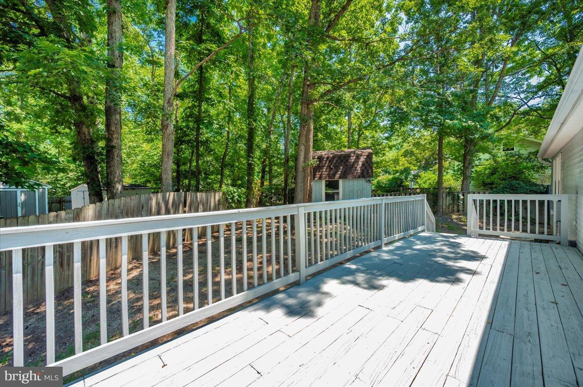 12284 Bandera Lane Lusby, MD 20657 - Photo 46 of 55 a view of deck and a backyard