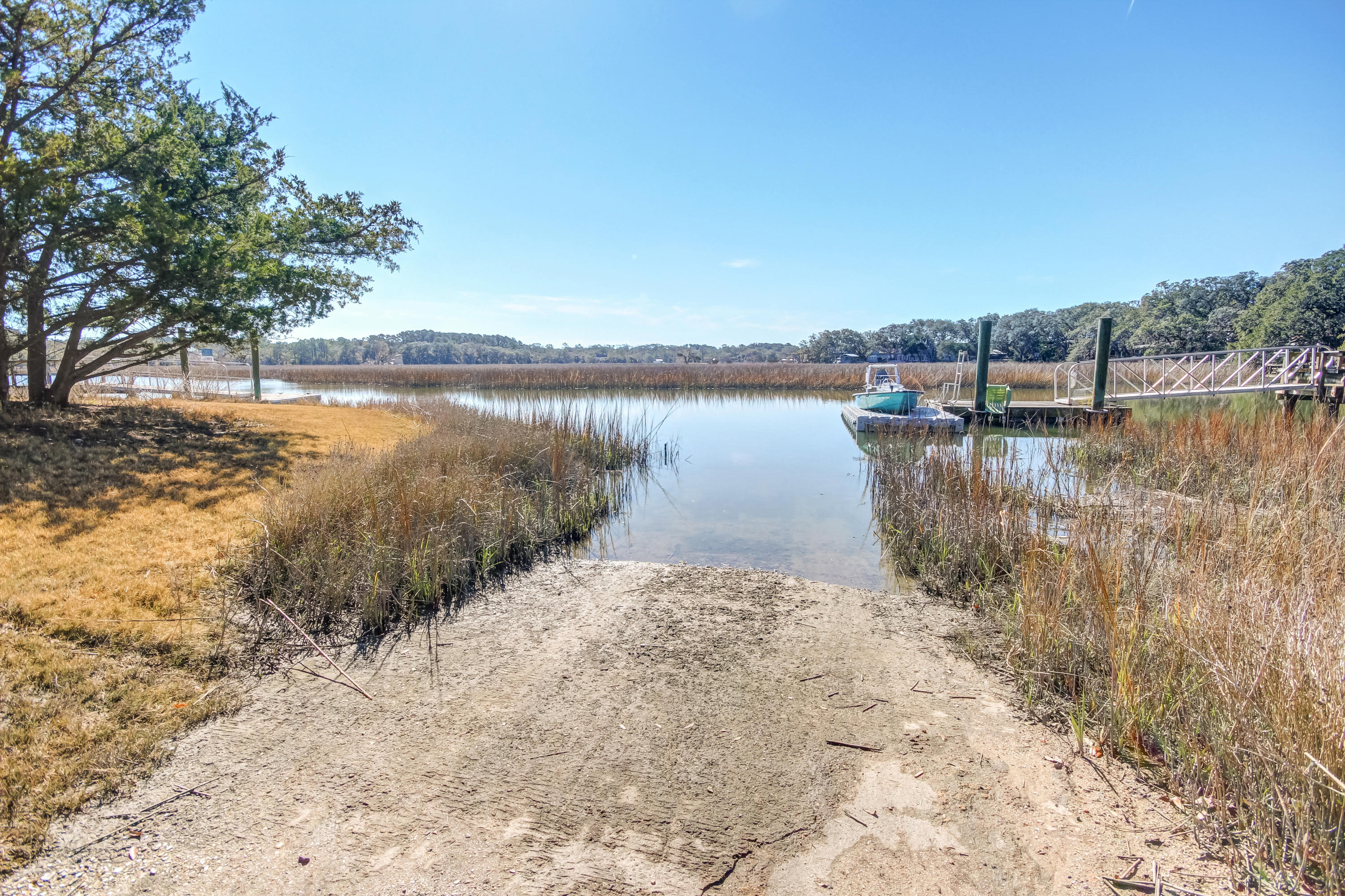 8511 Oyster Factory Road Edisto Island, SC 29438 - Photo 8 of 34 Your own private boat ramp!