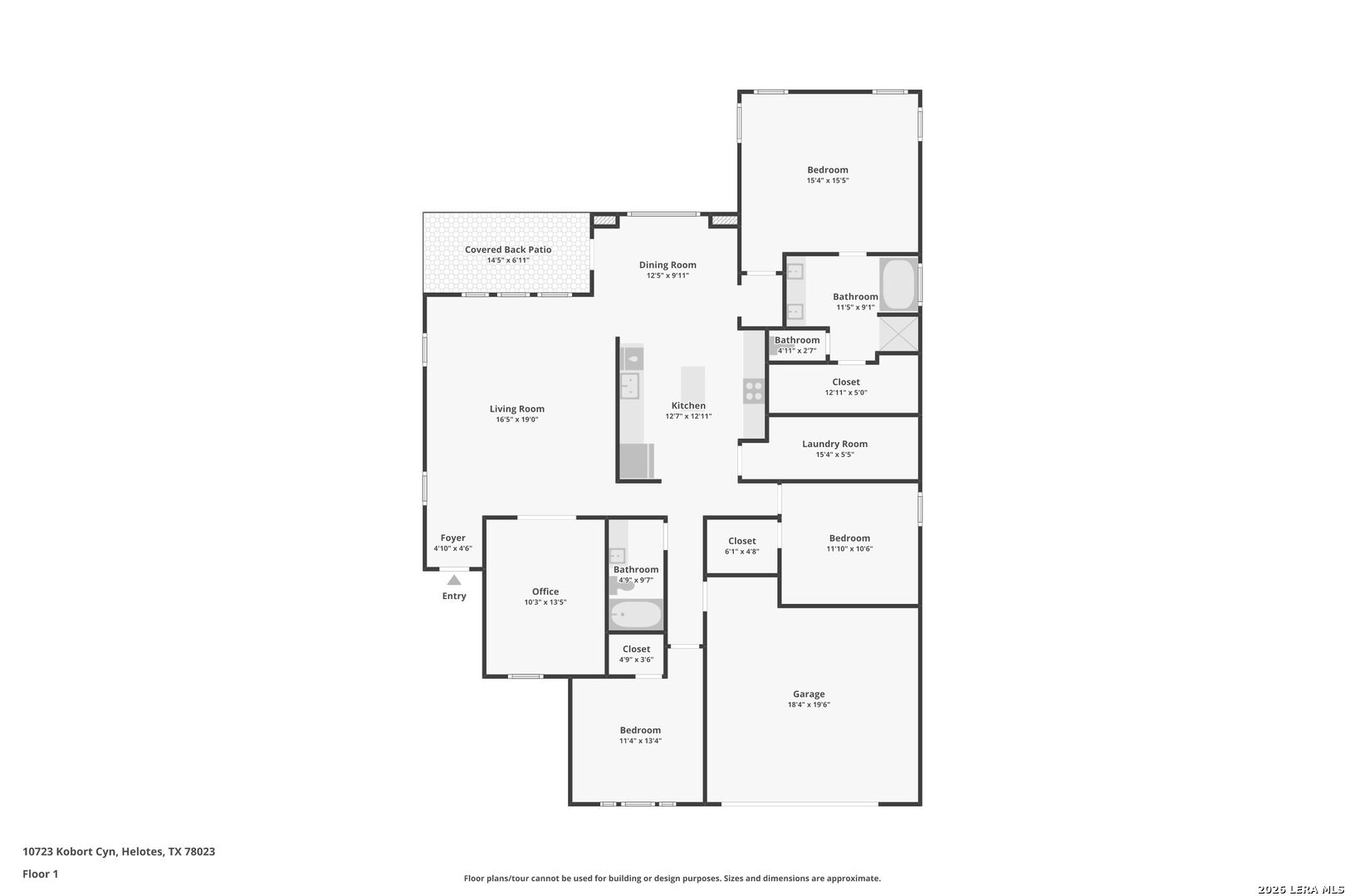 10723 Kobort Helotes, TX 78023 - Photo 36 of 36 a picture of a floor plan