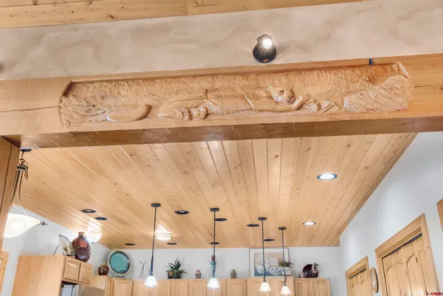 a view of wooden floor