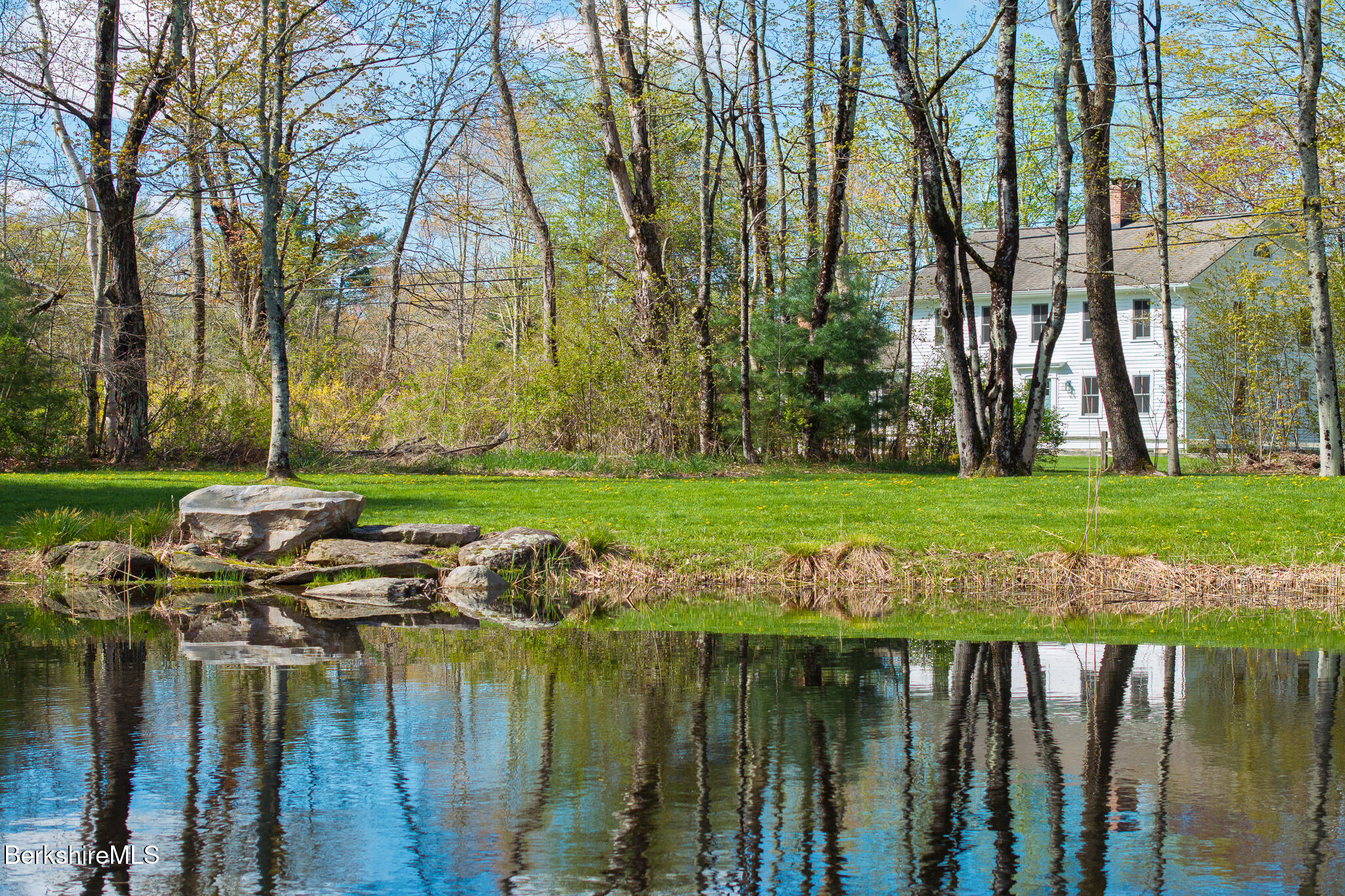 304 Hickey Hill Road Sheffield, MA 01257 - Photo 49 of 60 a view of lake with houses